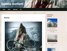 Tablet Screenshot of danielebonfanti.com